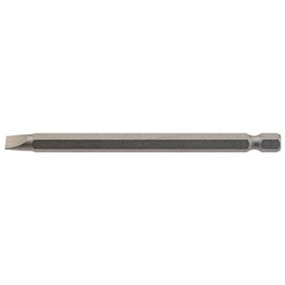 64347 | Plain Slot Insert Bit 6mm 1/4'' Hex 100mm Long (Pack of 1)