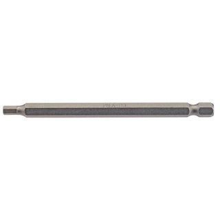 64373 | Hexagonal Insert Bit 4mm 1/4'' Hex 100mm Long (Pack of 1)