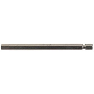 64375 | Hexagonal Insert Bit 6mm 1/4'' Hex 100mm Long (Pack of 1)