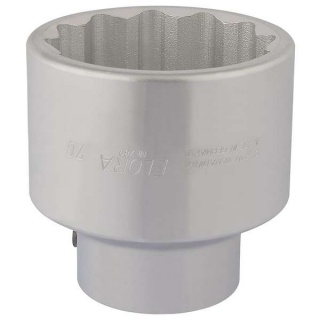 67426 | Elora Bi-Hexagon Socket 1'' Square Drive 70mm