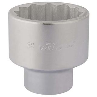 67434 | Elora Bi-Hexagon Socket 1'' Square Drive 65mm