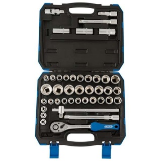 82136 | Combined MM/AF Socket Set 1/2'' Square Drive (41 Piece)