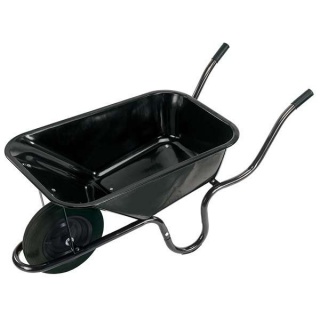 82755 | Metal Tray Contractors Wheelbarrow 85L