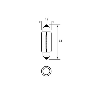 Durite C5W 12V (239) White LED Festoon Auto Lamp | Re: L-002-39W