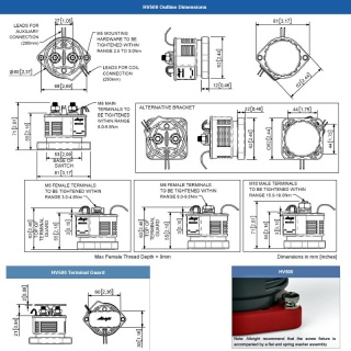 HV500AF-159 Albright 24Vdc High Voltage Contactor - PWM Controlled