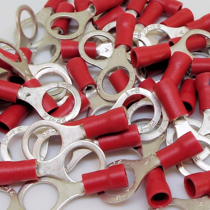 Durite Mm Red Ring Crimp Terminals Re