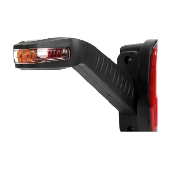 0-172-86 Durite Red Amber and White LED Stalk Marker Lamp - Left Side