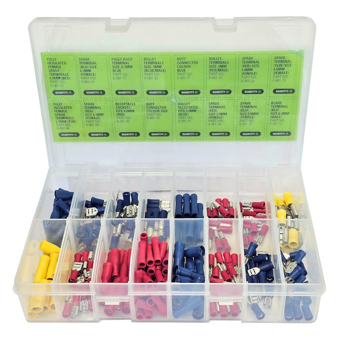 0-203-04 Durite Assorted Pre-insulated Push-on Terminals