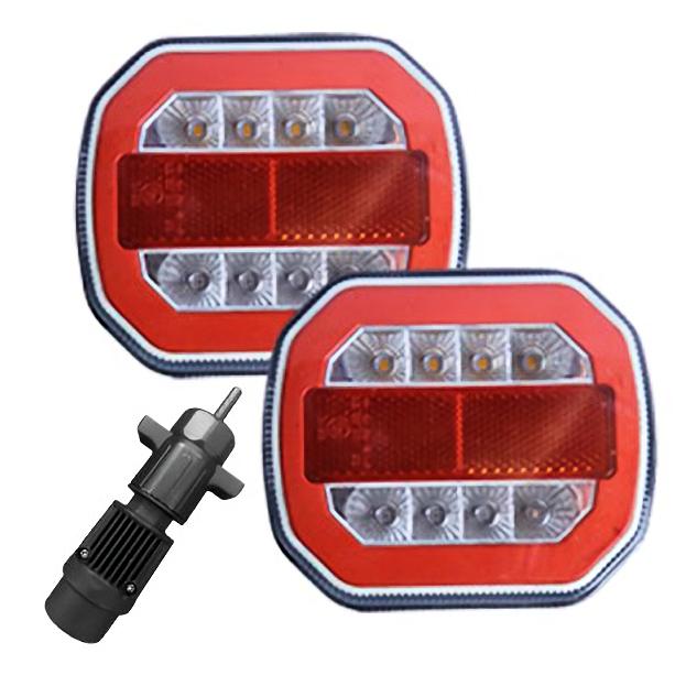 0-300-40 12V 5 Function Wireless Magnetic Rear Lamps