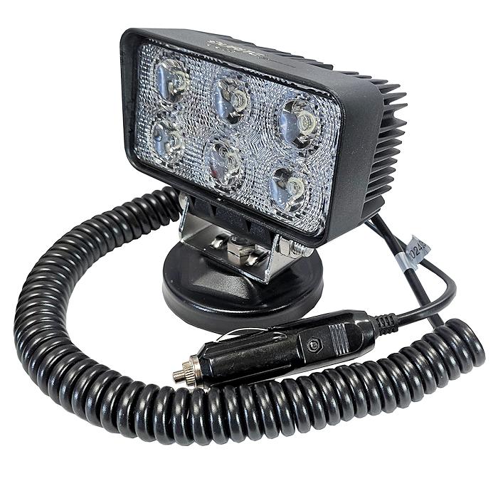 0-420-72 12V-24V 6 x 3W LED Compact and Powerful Magnetic Work Lamp