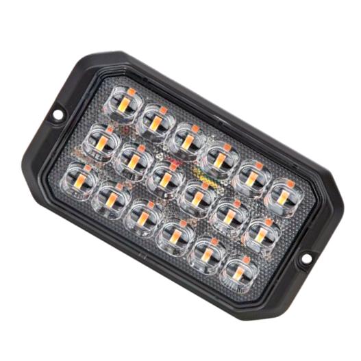 0-442-57 Durite 12V-24V R65 Class-2 18 LED Amber Warning Lamp