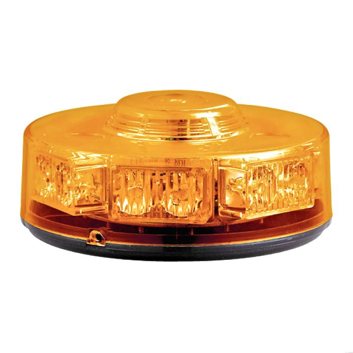 0-445-10 Durite 12V-24V Low Profile Amber LED Magnetic Beacon