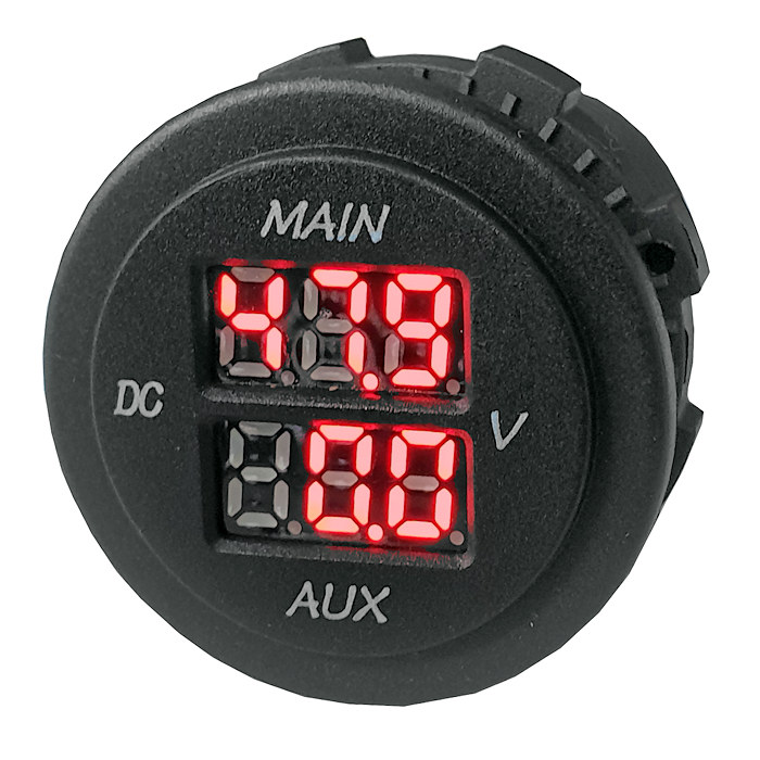0-534-05  Durite 12-48Vdc LCD Dual Battery Voltmeter