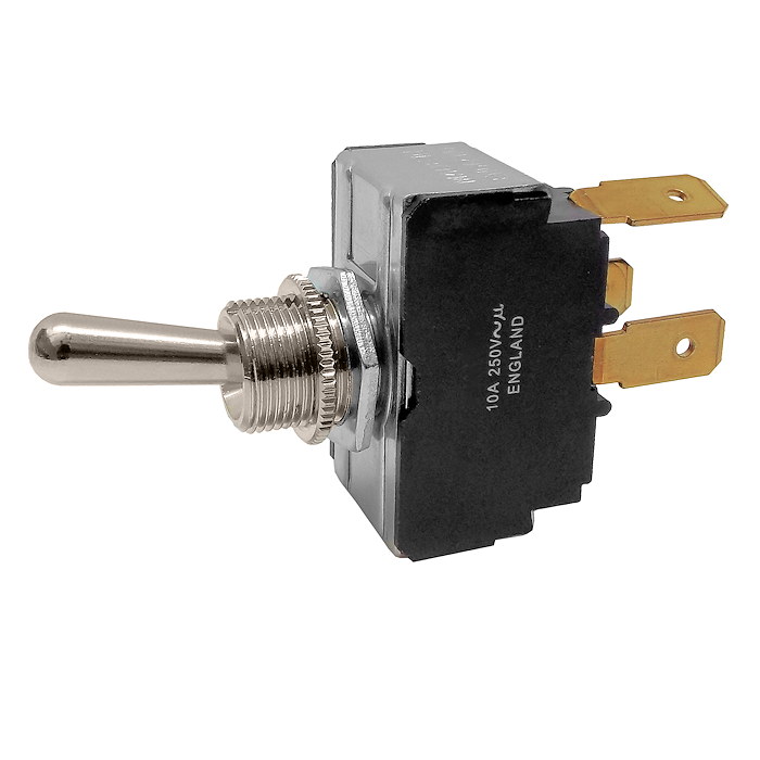 0-645-00  12-24V Off-A-A+B Side-Head Lamp 10A Toggle Switch