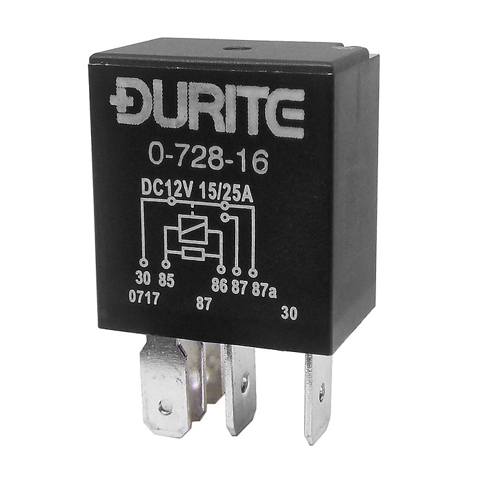 Change Over Relay - 12V 25A - Latching, With Resistor