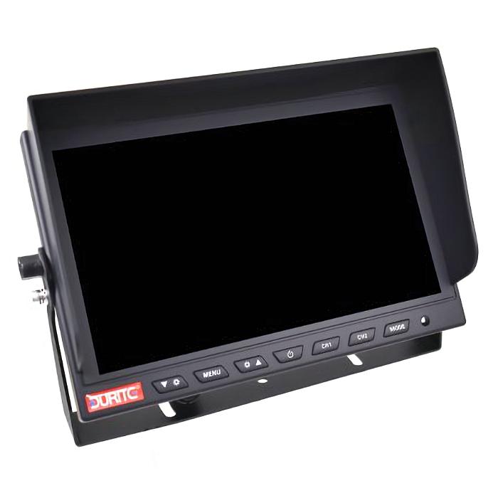 0-775-31A Durite 12V-24V CCTV 9'' 2-Channel Colour AHD Monitor