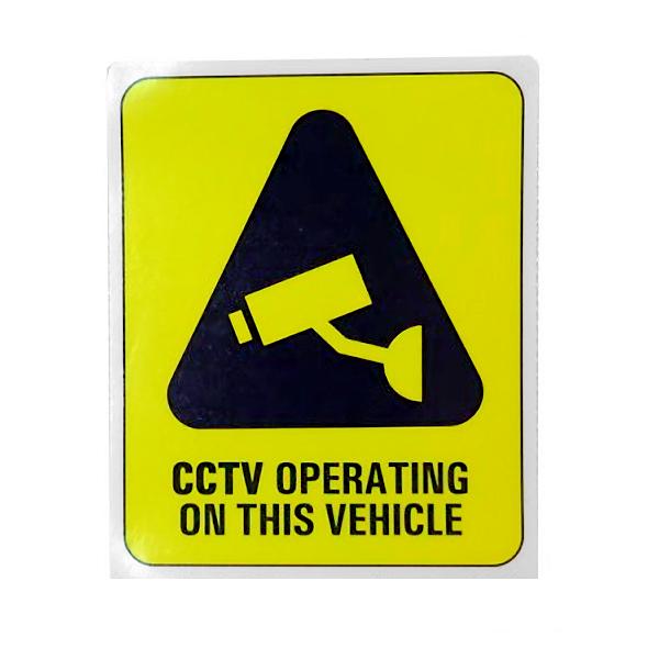 0-870-52 CCTV Operating On This Vehicle - Large Sign