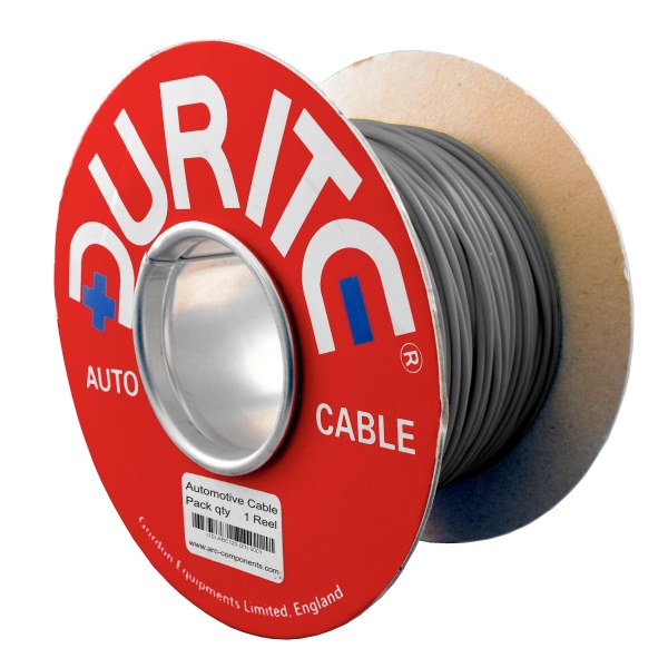 0-943-09 50m x 2.00mm Grey 17.5A Auto Single-core Cable