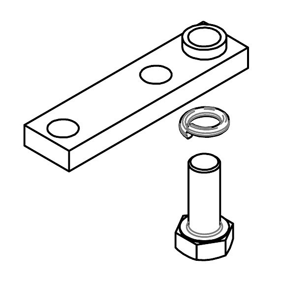 2200-330 | Albright ED300 Fixed Contact Assembly with Silver Tips