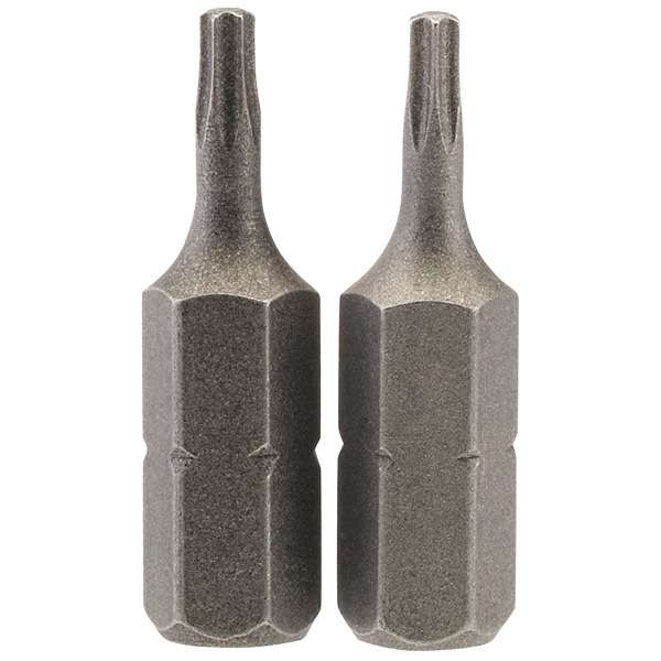 66426 | Draper TX-STAR® Insert Bit 1/4'' Hex 25mm Long T8 (Pack of 2)