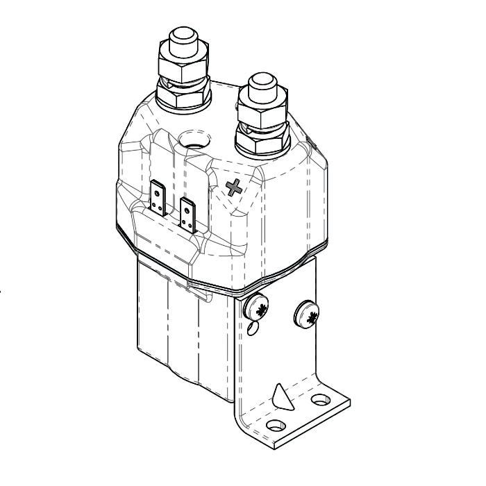 SU280-1225P Albright Single-acting 48V 250A Contactor - Continuous IP66