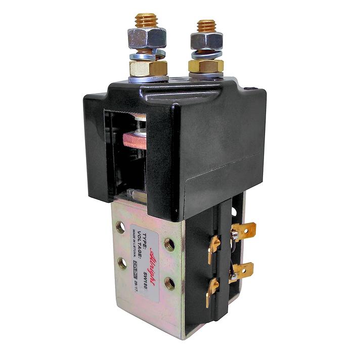 SW180B-646M Albright 24V Magnetic Latching SPST Solenoid Contactor - Continuous