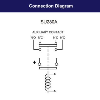 SU280AB-1020 Albright Single-acting 24V 250A Contactor - Continuous