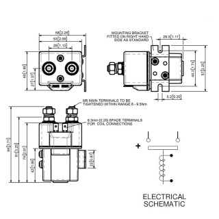 SU80-5576P Albright 28V 150A Single-acting Contactor - Continuous IP66