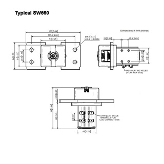 SW560-16 Albright 24V 600A Busbar Contactor - Continuous