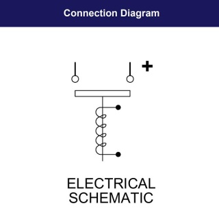 SW60-309 Albright 24V DC Single-acting 80A Miniature Solenoid - Intermittent