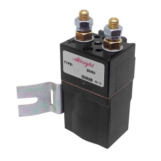 SW60-309 Albright 24V DC Single-acting 80A Miniature Solenoid - Intermittent