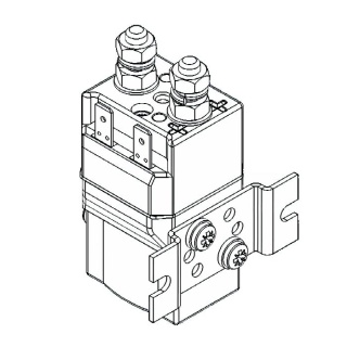 SW60-44P Albright 48V DC 80A IP66 Sealed Miniature Solenoid - Continuous