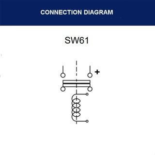 SW61-115 Albright 12V DC Single-pole Double-throw 80A Solenoid - Intermittent